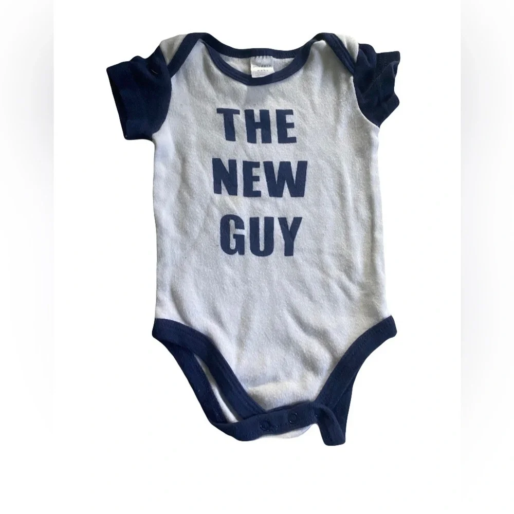 Navy and White Kids One Piece boys 3-6 months